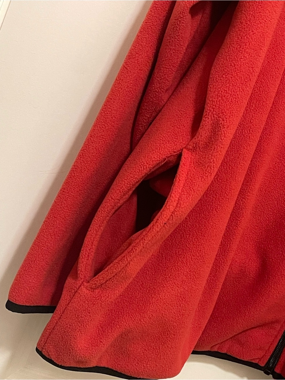 Disney Red and Black Mickey Mouse Lightweight Fleece Jacket - Picture 7 of 7